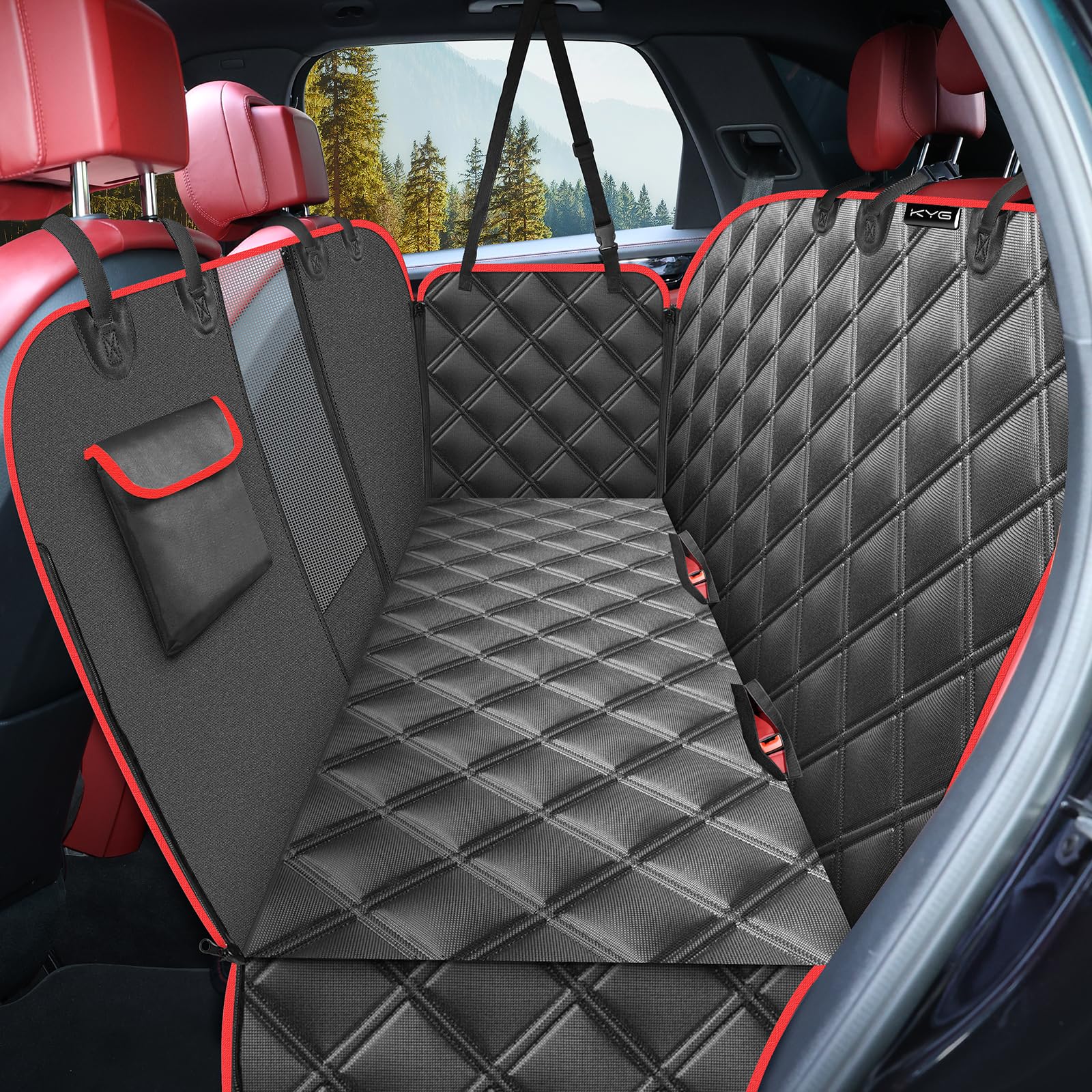 KYG Dog Car Seat Cover Dog Hammock For Car Back | PetNestUK