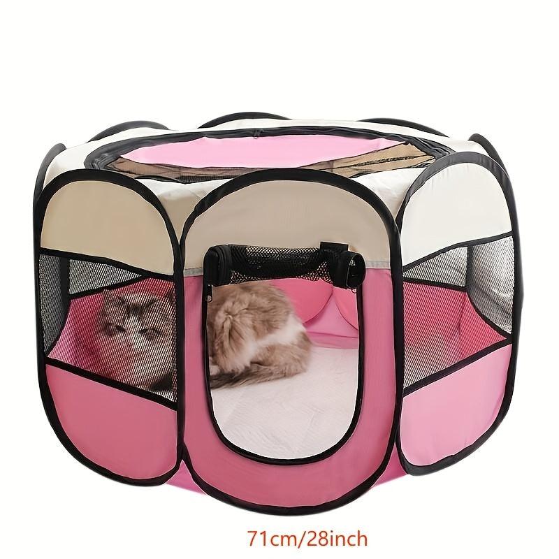 1pc Foldable Octagon Pet Playpen Tent, Oxford | PetNestUK