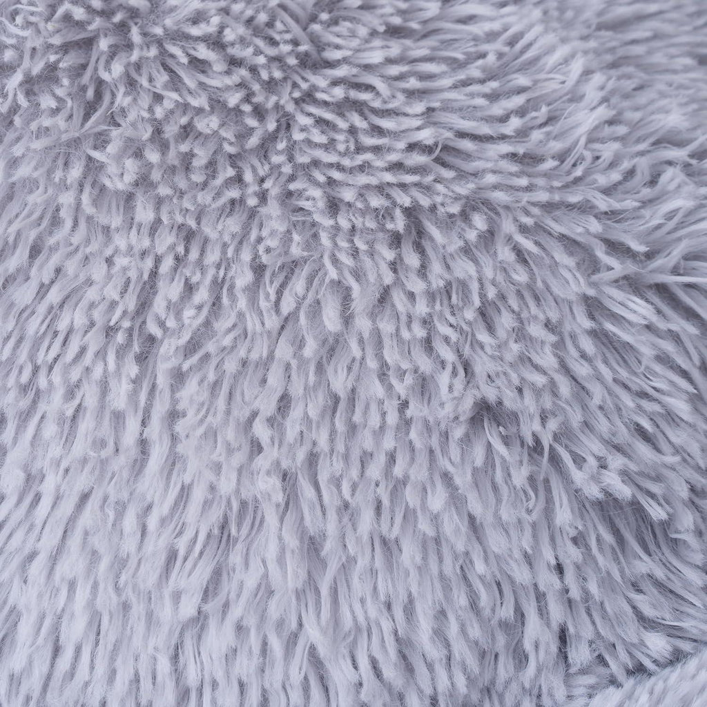 Woof & Whiskers Donut Beds For Dogs Grey Dog Bed | PetNestUK