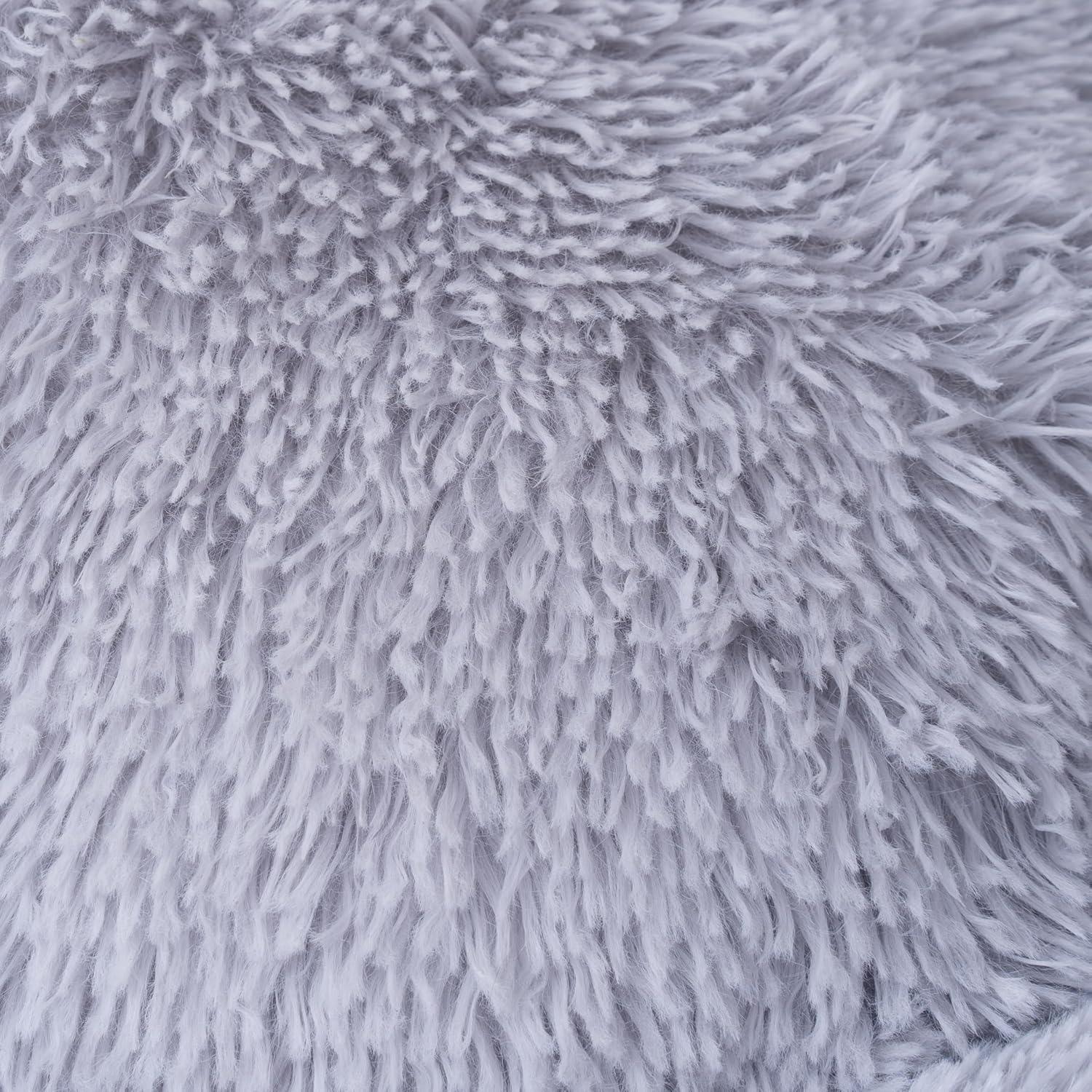 Woof & Whiskers Donut Beds For Dogs Grey Dog Bed | PetNestUK