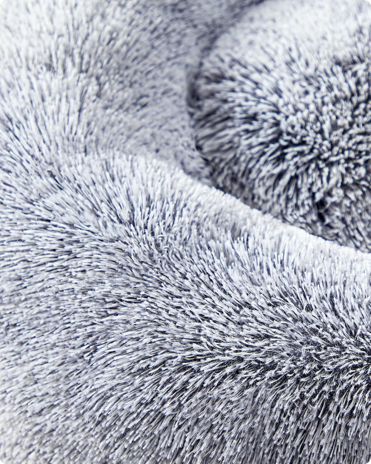 Feandrea Plush Donut Pet Bed