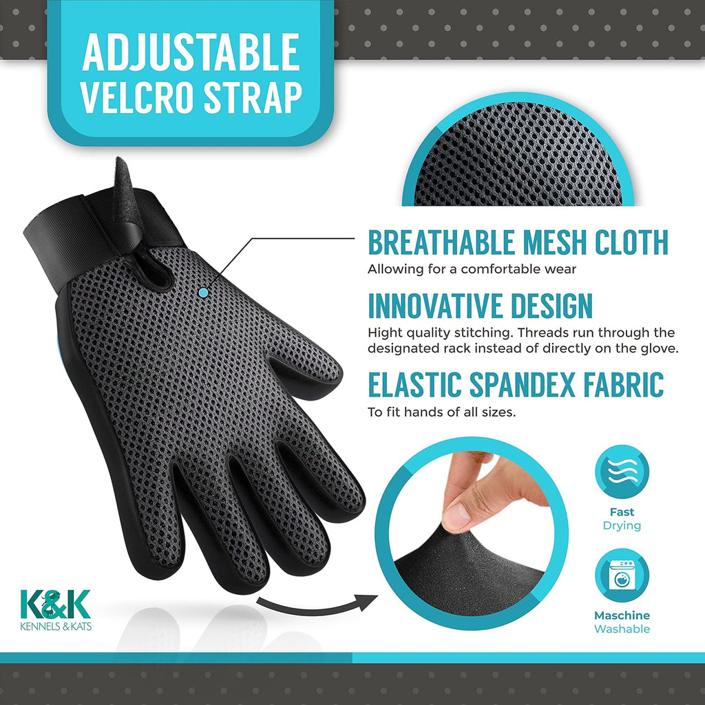 KENNELS & KATS Pet Grooming Glove | PetNestUK