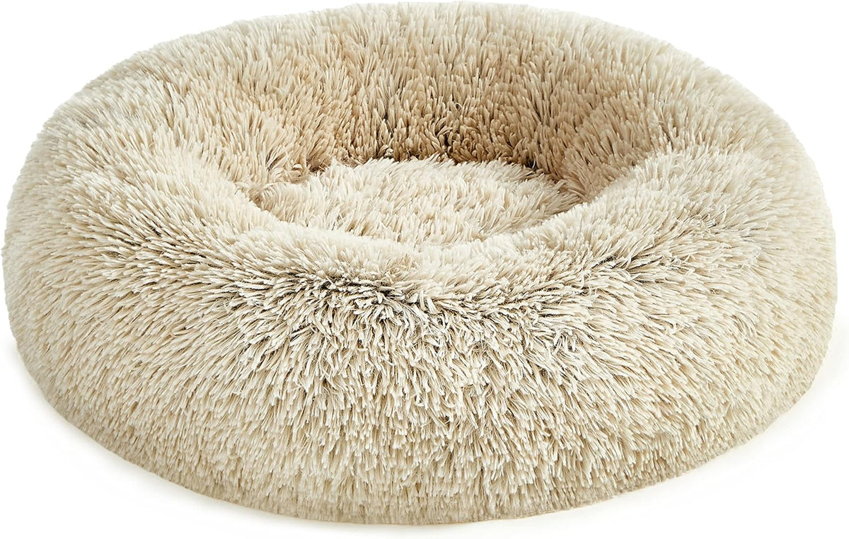 Feandrea Plush Donut Pet Bed