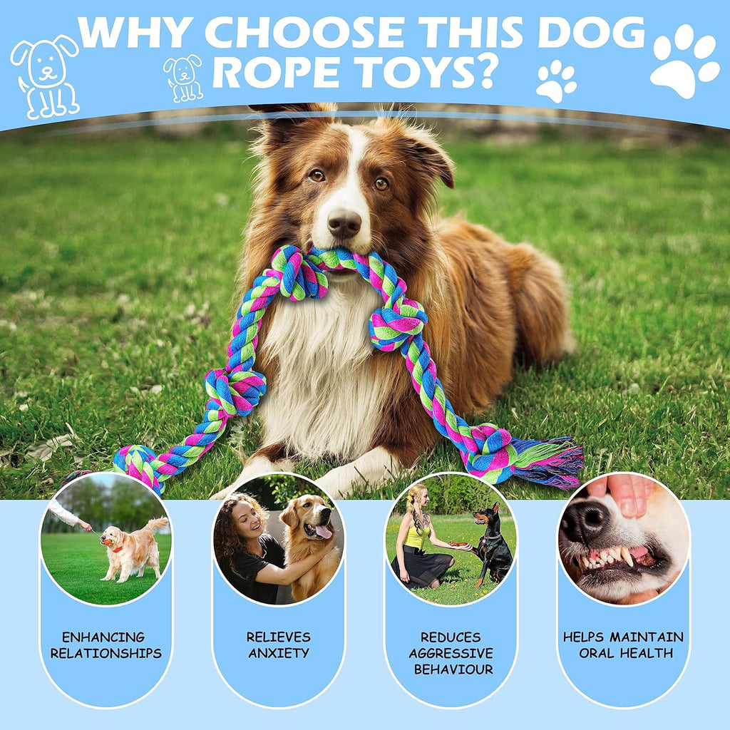Aitmexcn Dog Rope Toys for Large Medium Dog | PetNestUK