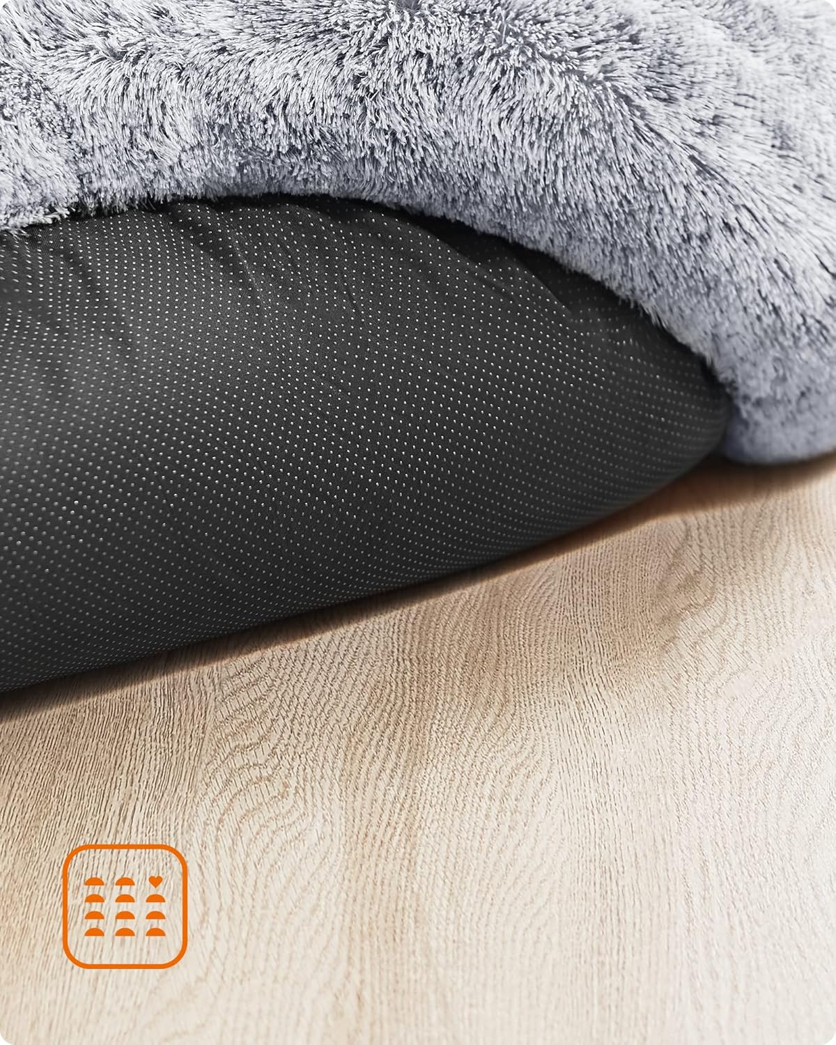 Feandrea Plush Donut Pet Bed