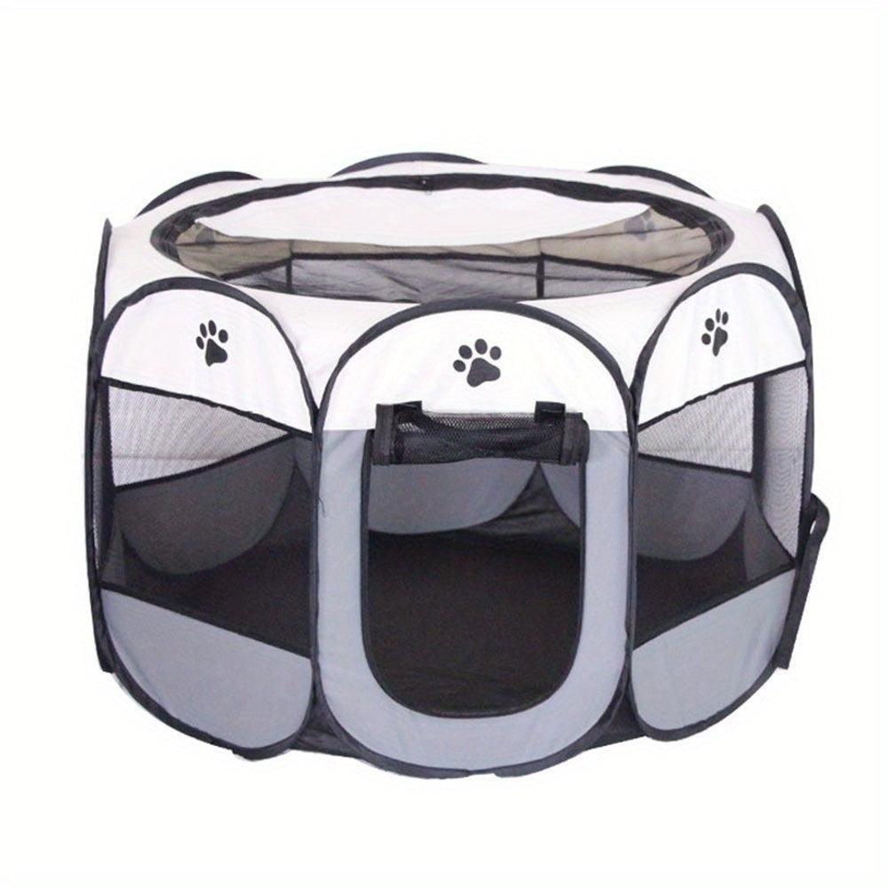 1pc Foldable Octagon Pet Playpen Tent, Oxford | PetNestUK